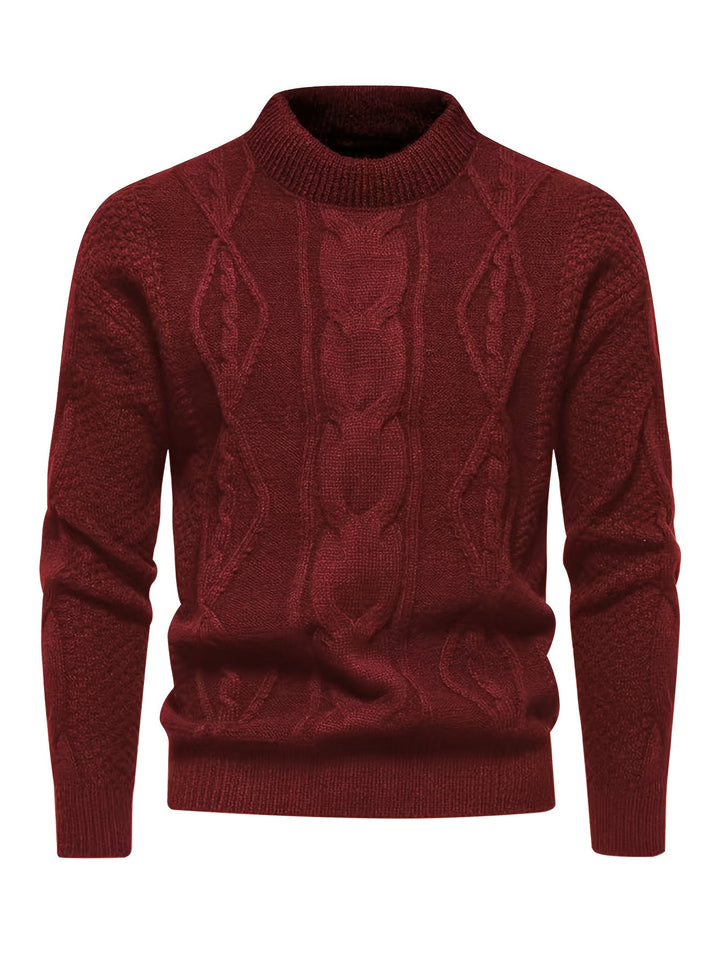 Kael - Strickpullover mit Stehkragen