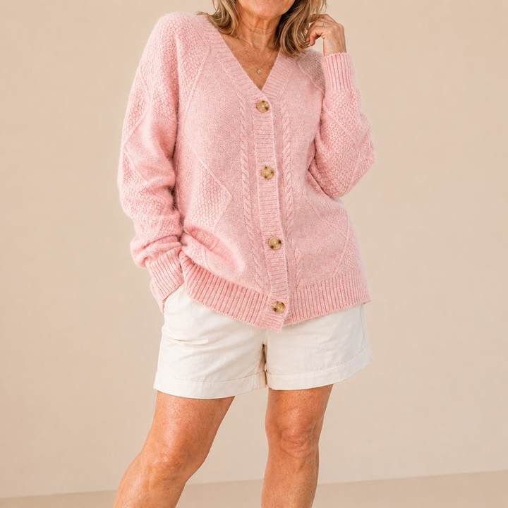 Halcyon - Cardigan mit weicher Haptik und Knöpfen