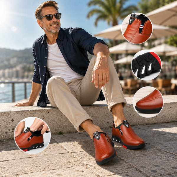 Saevan - Hochwertige leichte rutschfeste Business-Schuhe