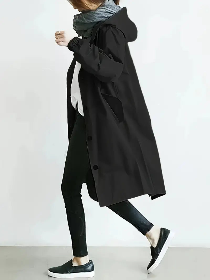 Lyonesse - Wasserabweisender Übergrosser Trenchcoat
