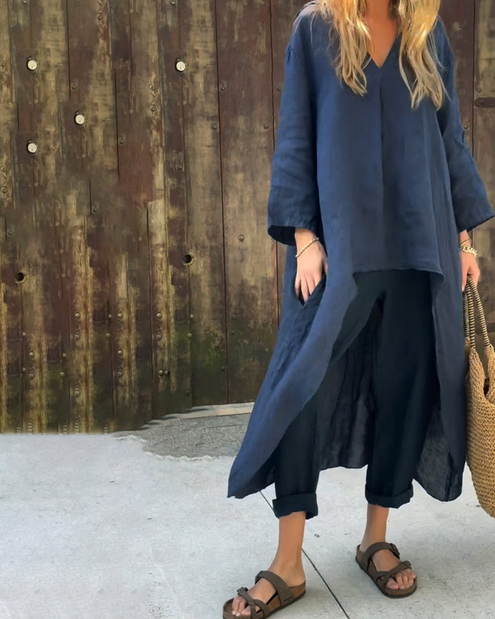 Alessa - Luftiger Leinen-Zweiteiler