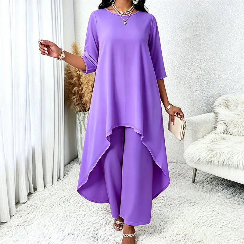 Laurivelle - Soft-Touch Maxikleid in Plus Size