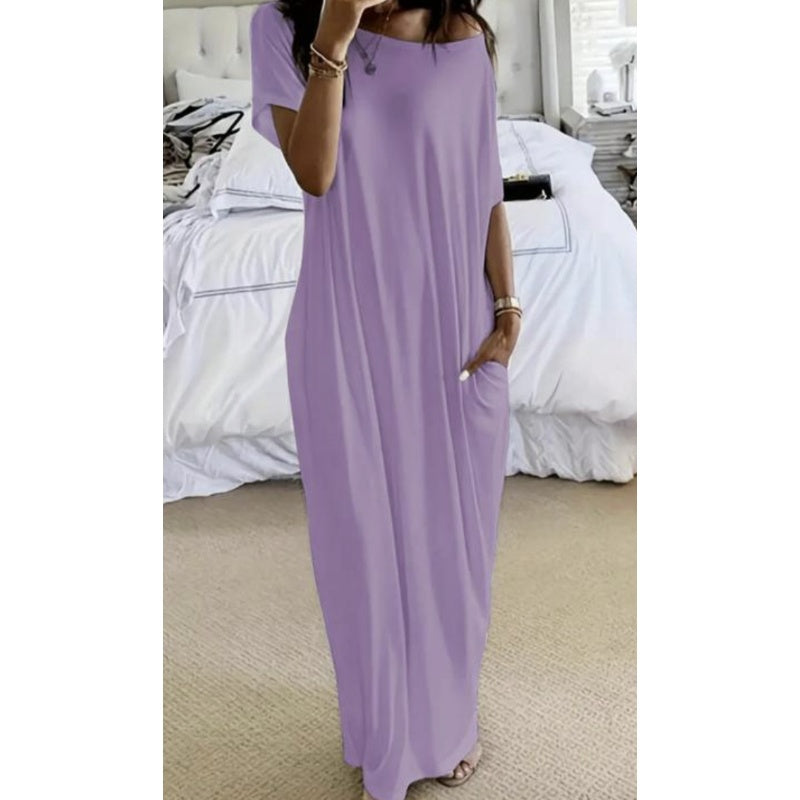 Adalynne - Legeres schulterfreies Maxikleid