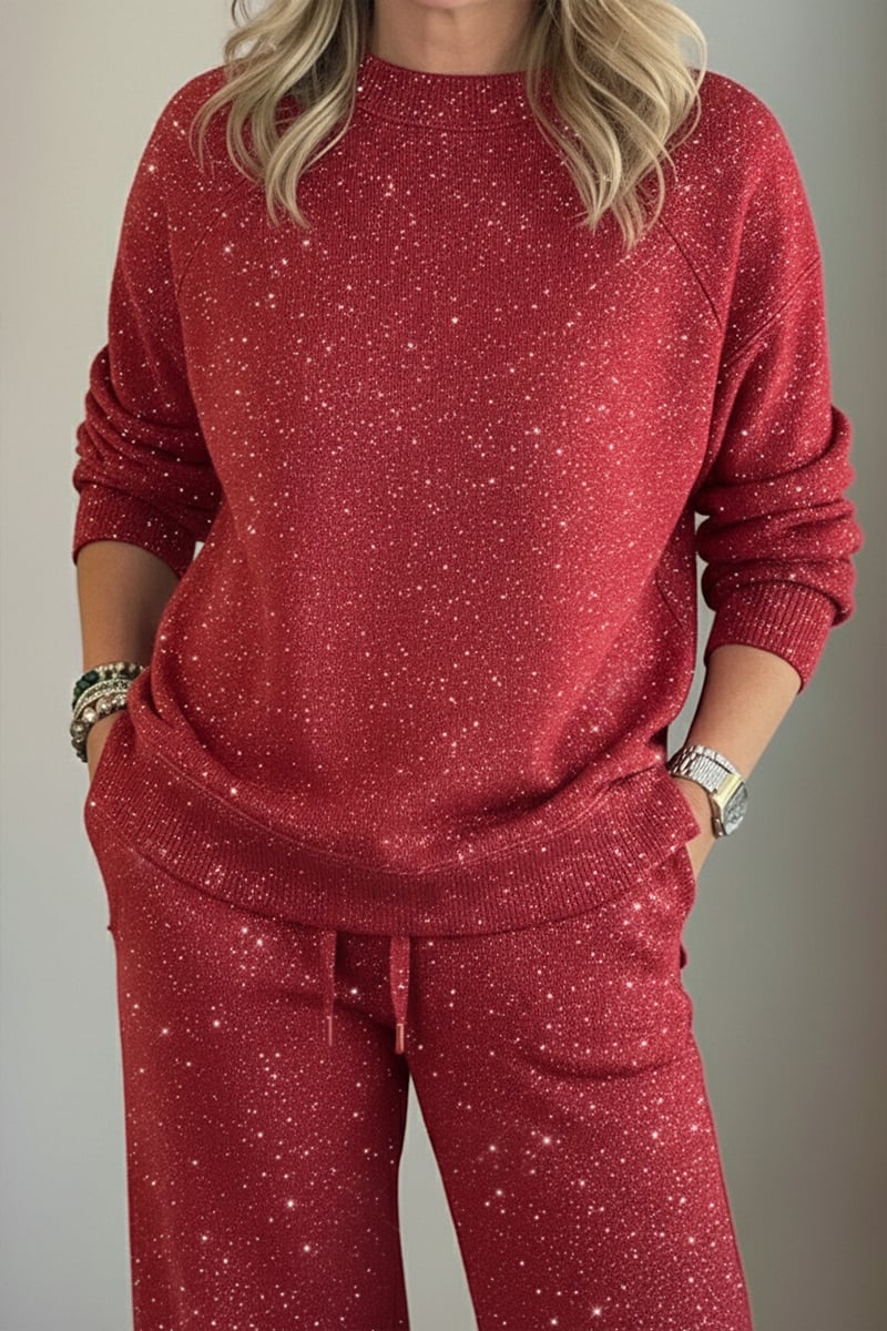 Celia - schimmernder Zweiteiler aus Jacke und Hose