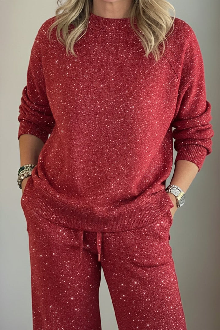 Celia - schimmernder Zweiteiler aus Jacke und Hose