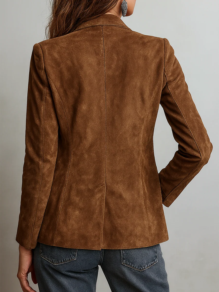 Mirevalle - Massgeschneiderter Vintage-Blazer aus Wildleder