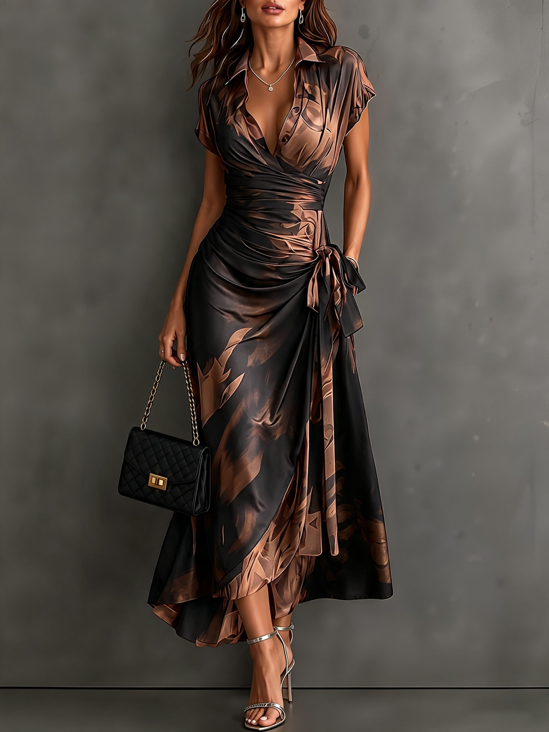 Kaia - Soft-Touch-Wickel-Hemdkleid