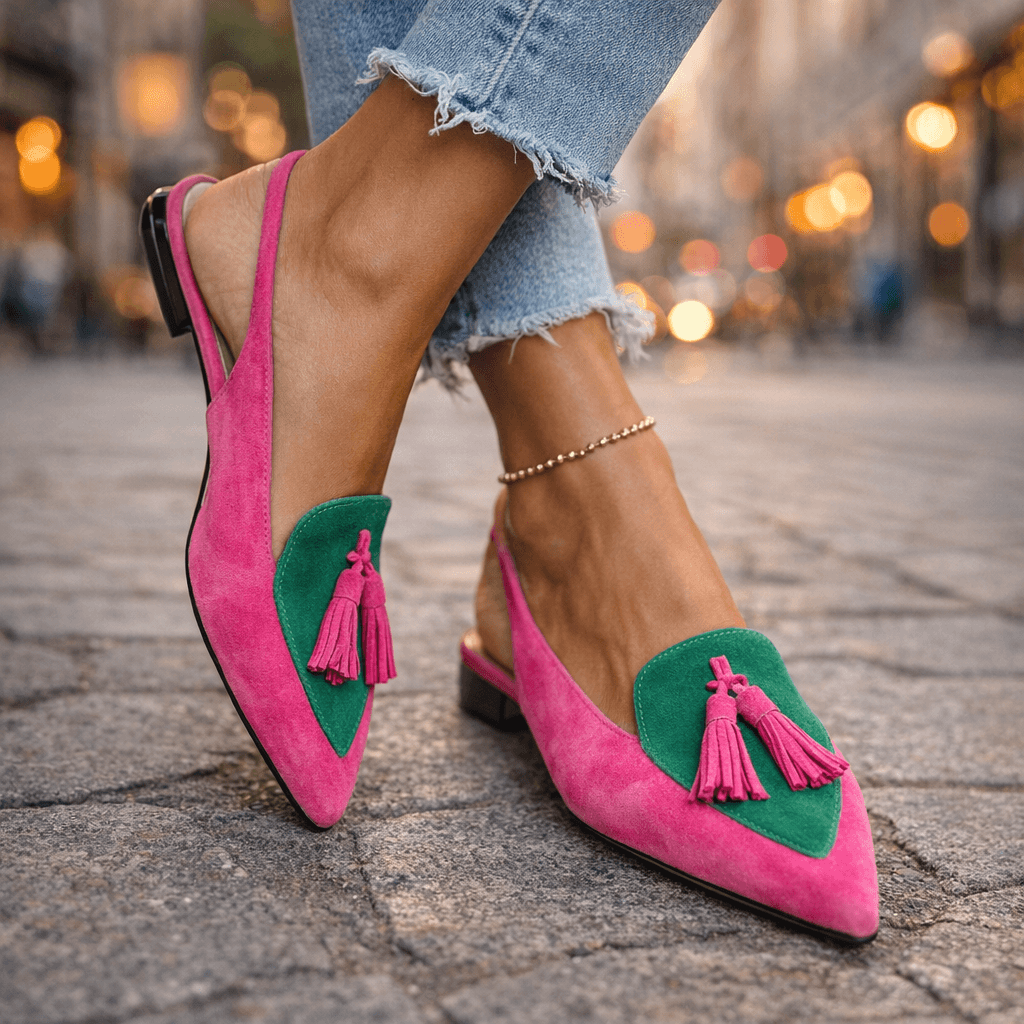 Delisia - Handgefertigte Sandalen mit Fransen