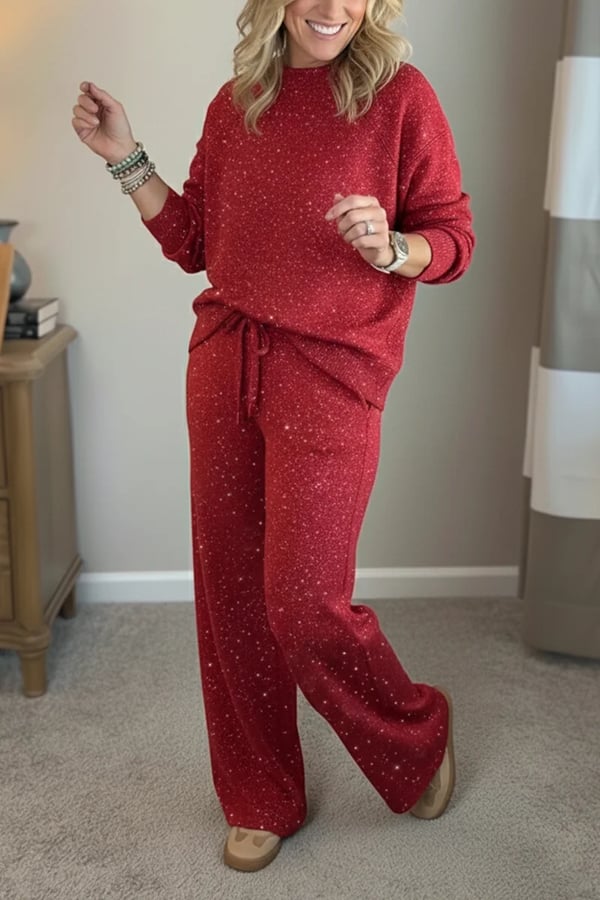 Celia - schimmernder Zweiteiler aus Jacke und Hose