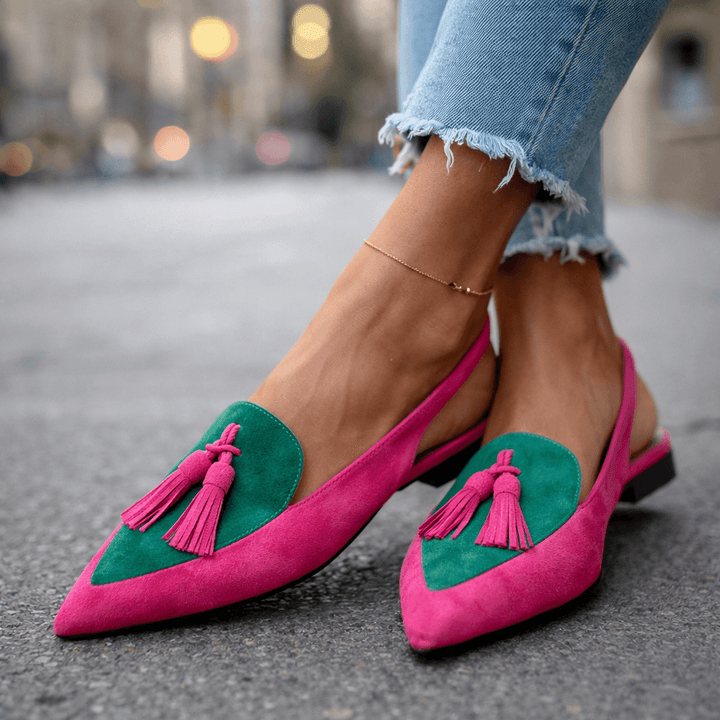Delisia - Handgefertigte Sandalen mit Fransen