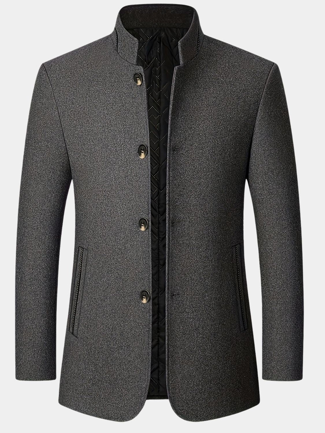 Gael - Taillierte Stehkragenjacke