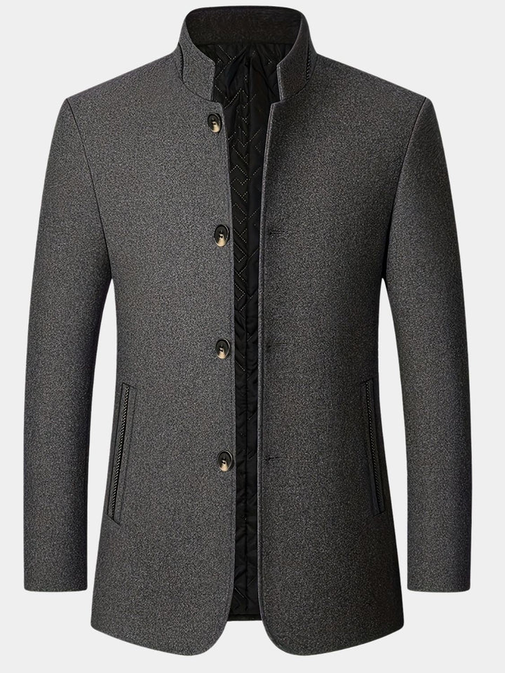Gael - Taillierte Stehkragenjacke