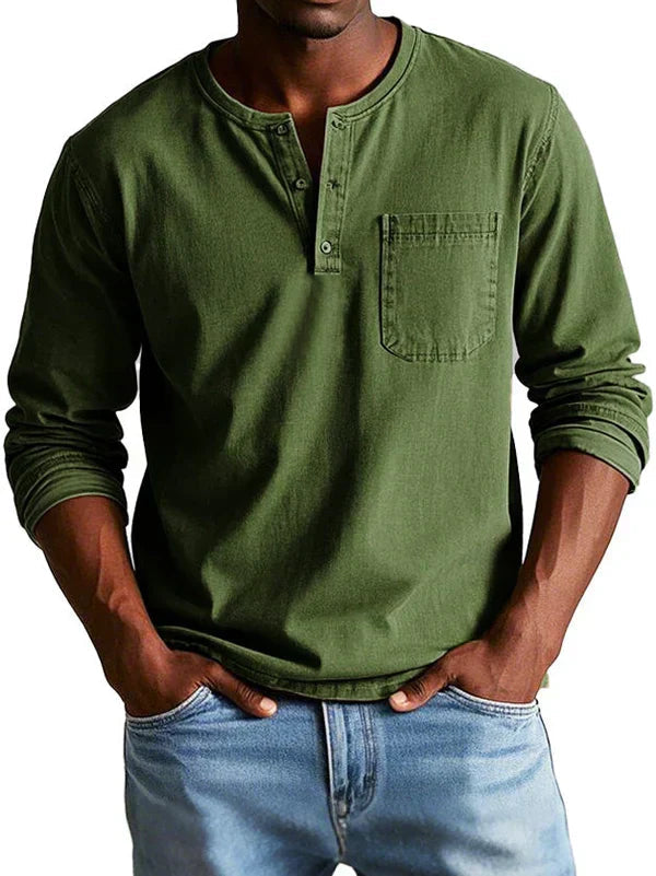 Emmett - Weiches Henley-Shirt