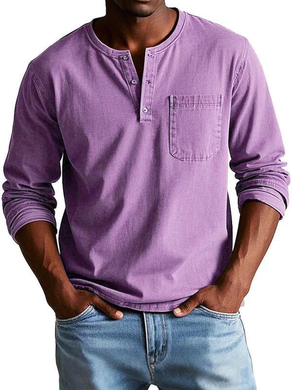 Emmett - Weiches Henley-Shirt