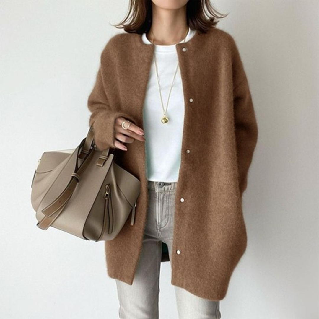 Avenique - Long-Cardigan mit weicher Haptik