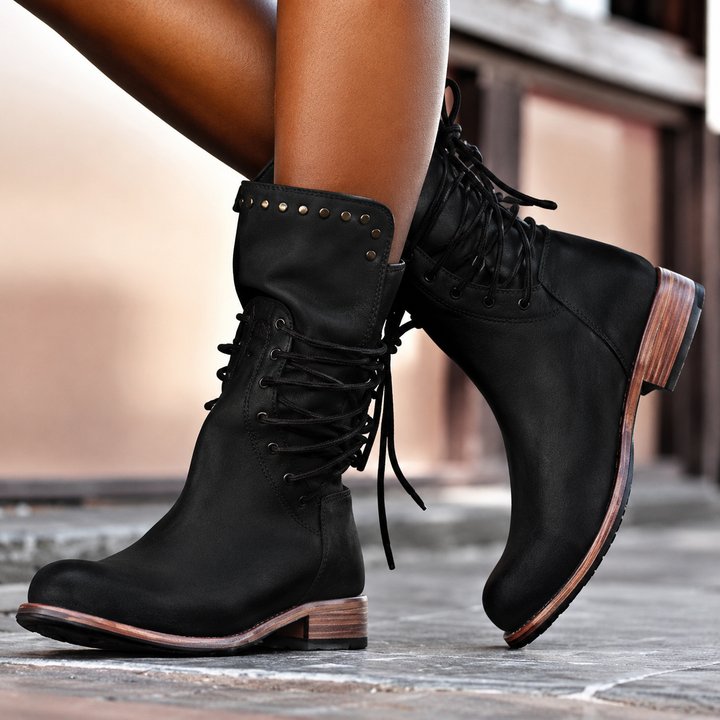 Amelisse - Komfortable gefütterte Stiefeletten
