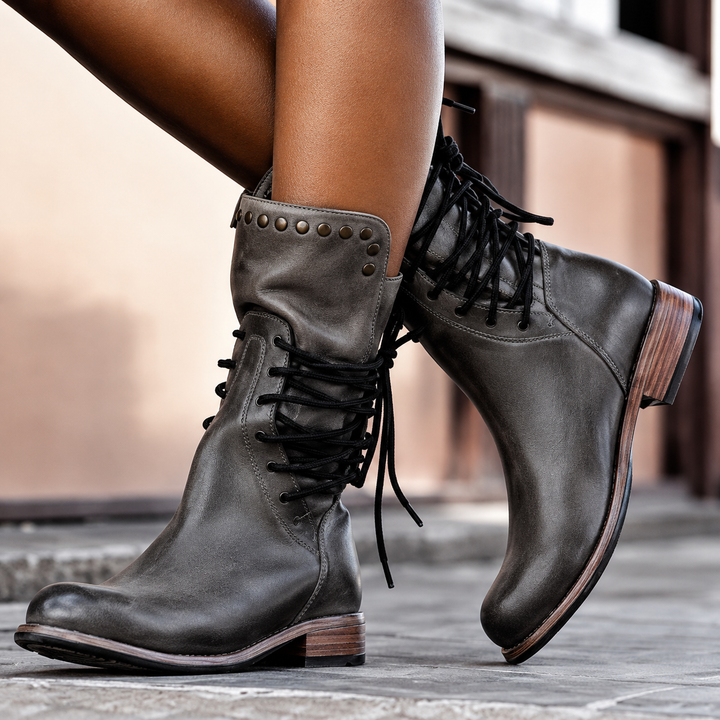 Amelisse - Komfortable gefütterte Stiefeletten