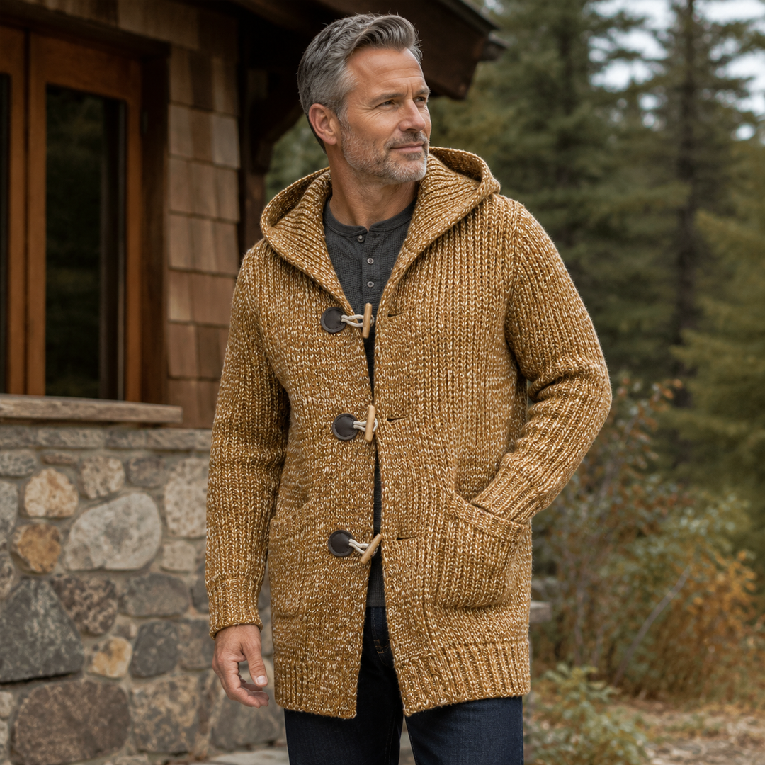 Raevan - Weicher Kapuzen-Cardigan