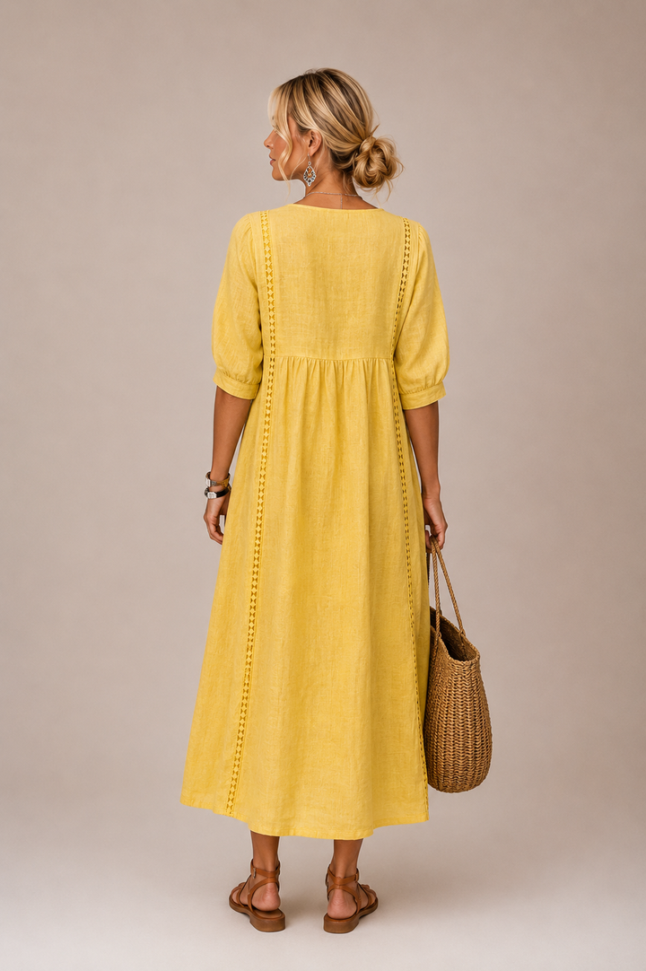 Serenia - Leichte Bluse mit Spitzenbesatz