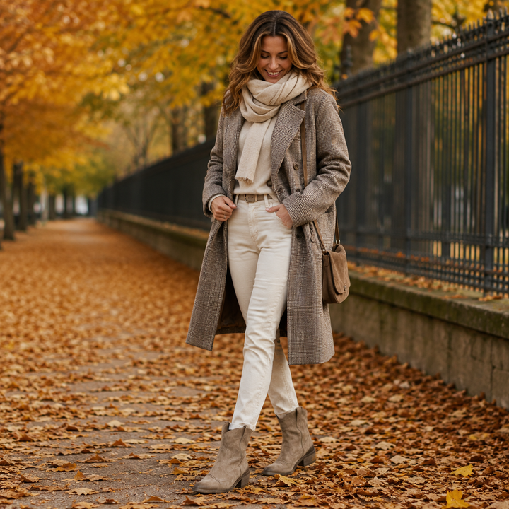 Avelina - Premium-Stiefeletten mit niedrigem Absatz