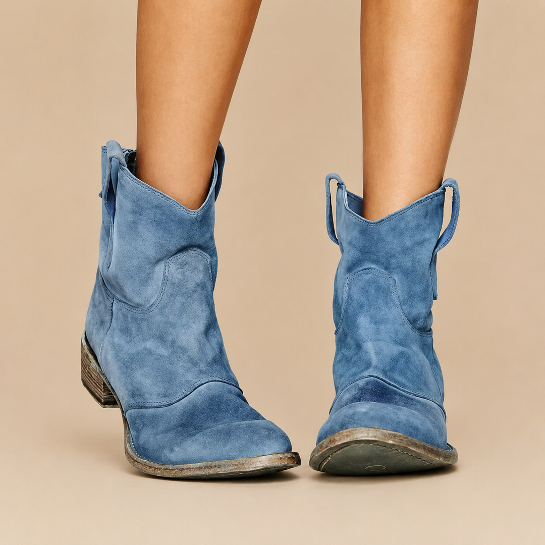 Avelina - Premium-Stiefeletten mit niedrigem Absatz