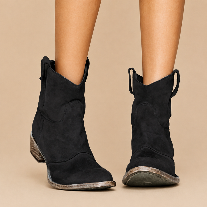 Avelina - Premium-Stiefeletten mit niedrigem Absatz