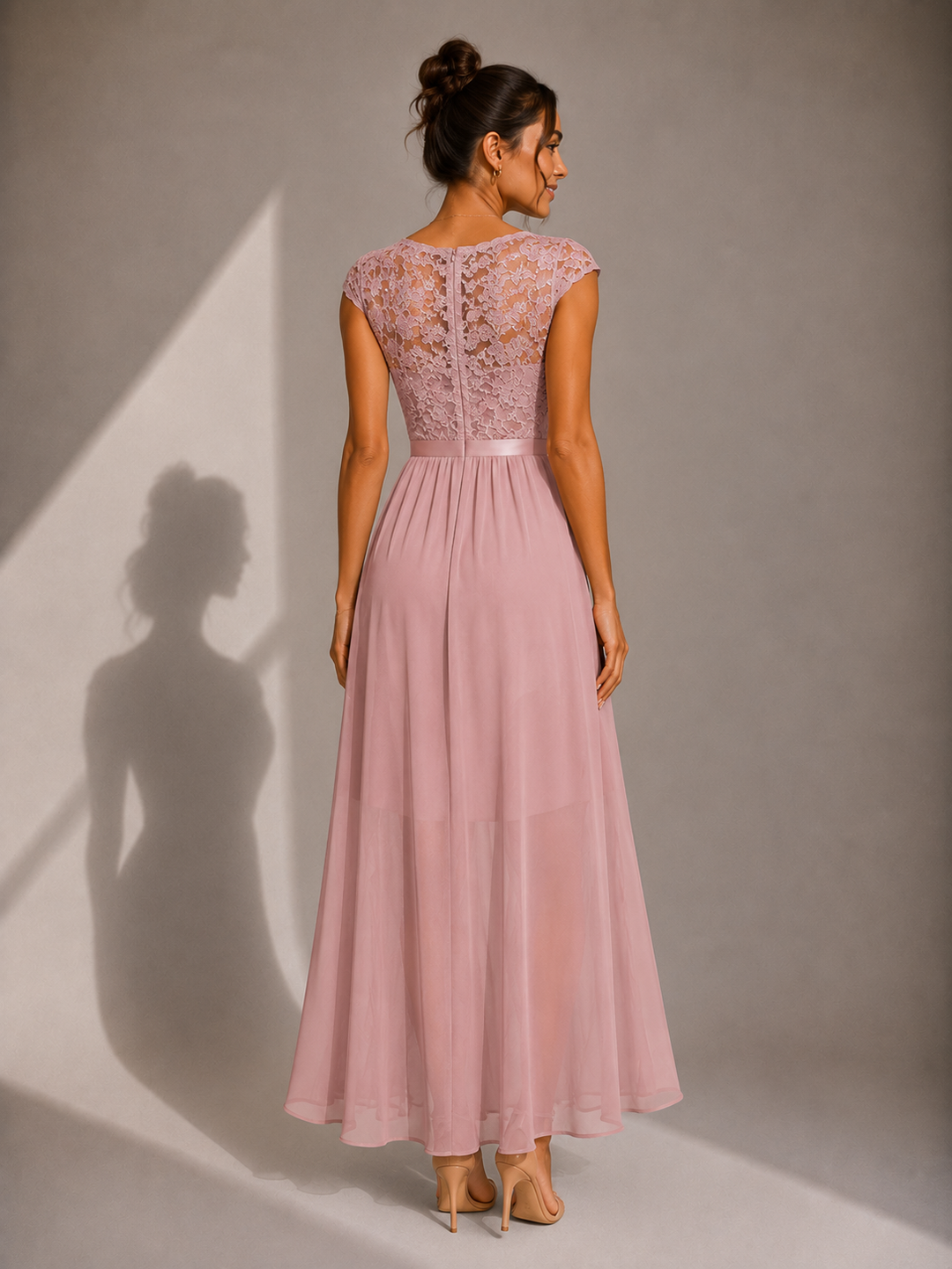 Winsome - Fliessendes A-Linien-Maxikleid