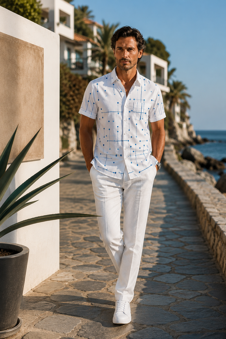 Norbridge - Soft-Touch Strandhemd für Herren