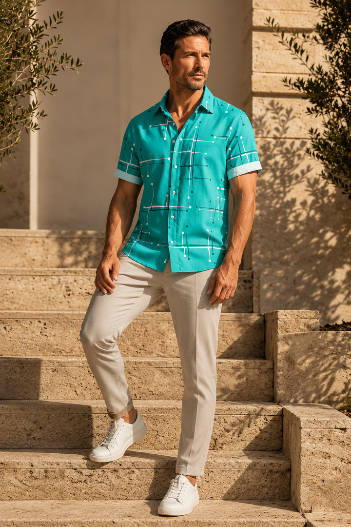 Norbridge - Soft-Touch Strandhemd für Herren