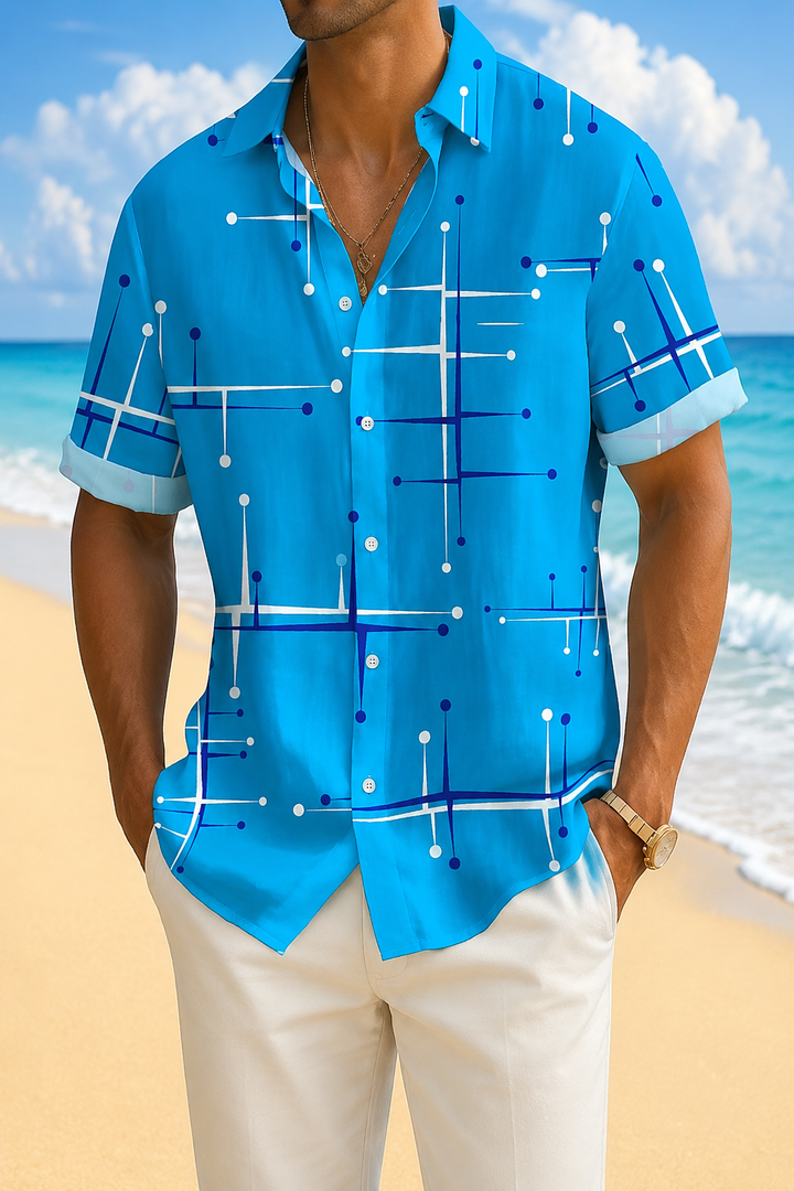 Norbridge - Soft-Touch Strandhemd für Herren