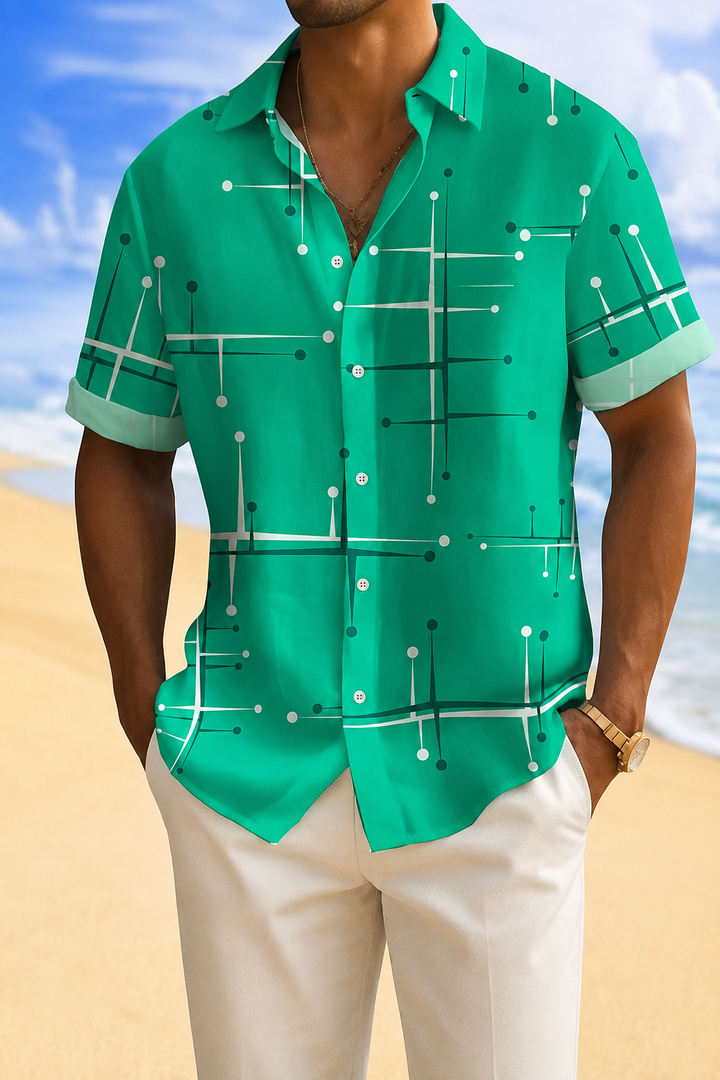 Norbridge - Soft-Touch Strandhemd für Herren