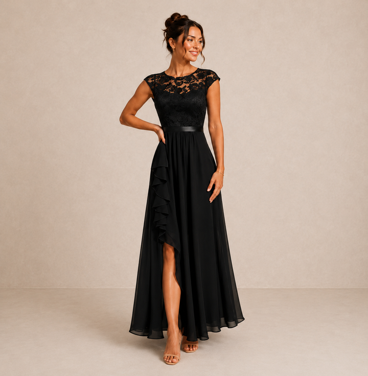 Winsome - Fliessendes A-Linien-Maxikleid