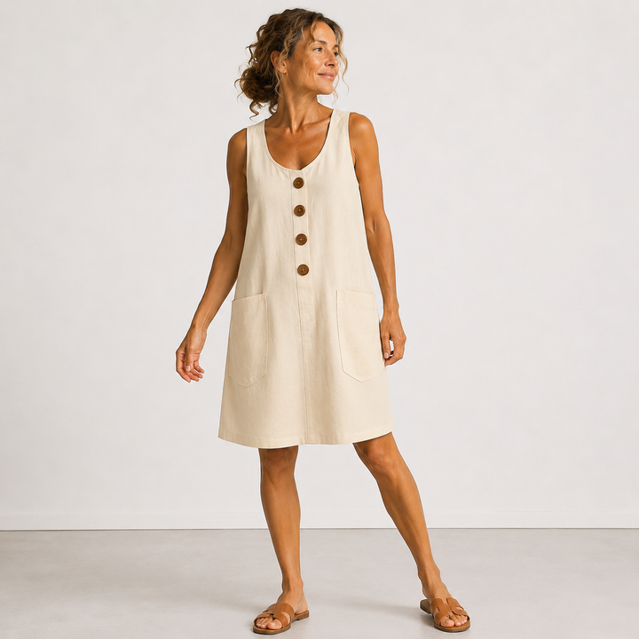 Rosamonde - Luftiges Sommerkleid aus Leinen
