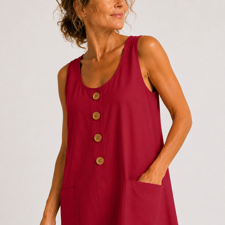 Rosamonde - Luftiges Sommerkleid aus Leinen