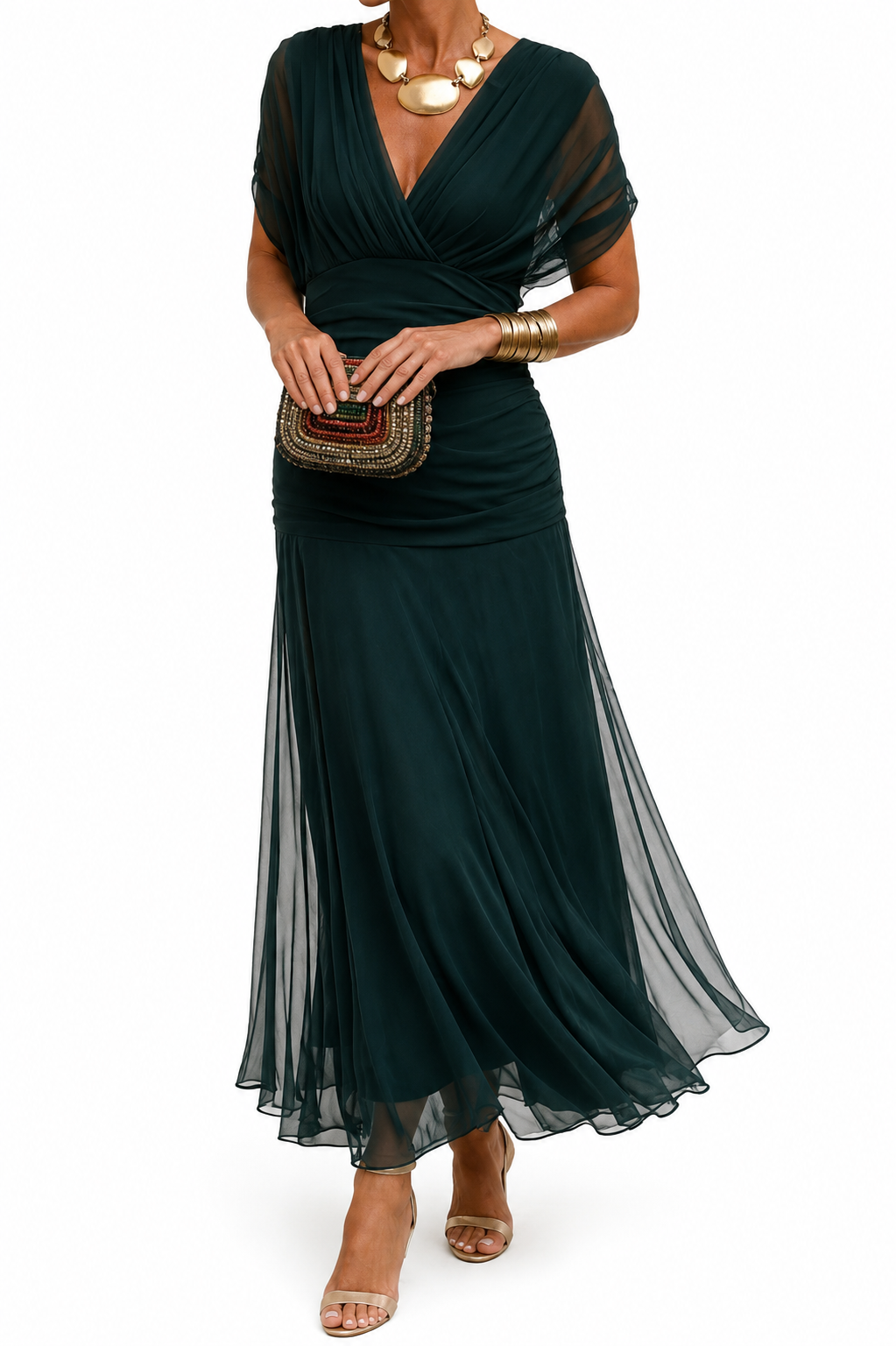 Solavelle - ultraweiches schulterfreies Meerjungfrauenkleid