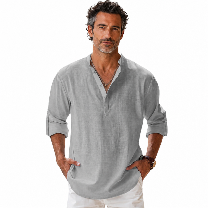 Morland - Atmungsaktives Leinenhemd