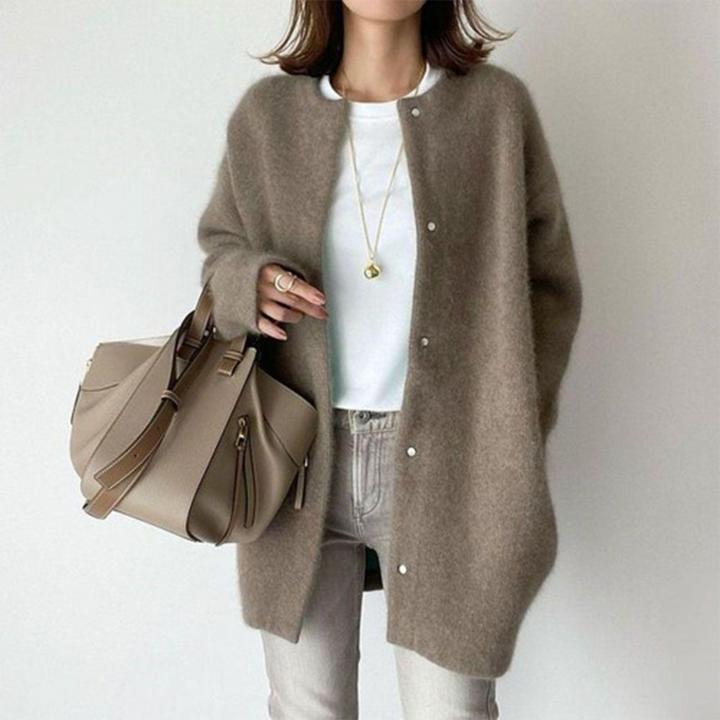 Avenique - Long-Cardigan mit weicher Haptik