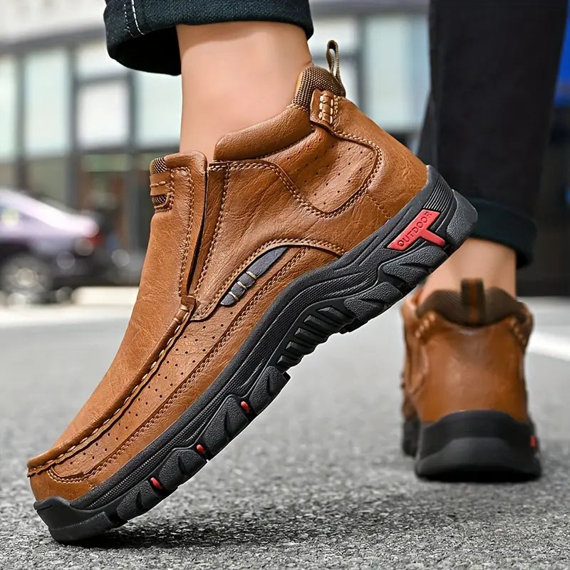 Barcliff - Strapazierfähige Lederstiefeletten