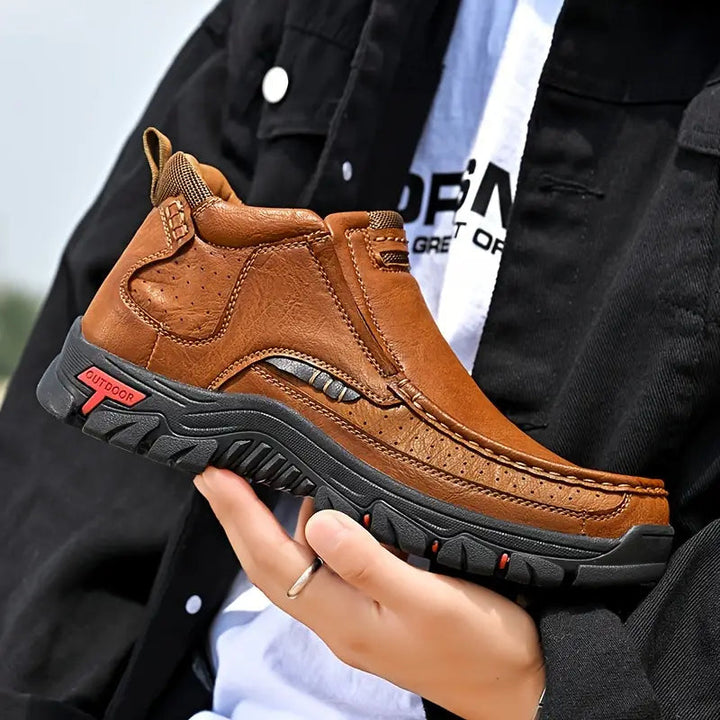 Barcliff - Strapazierfähige Lederstiefeletten
