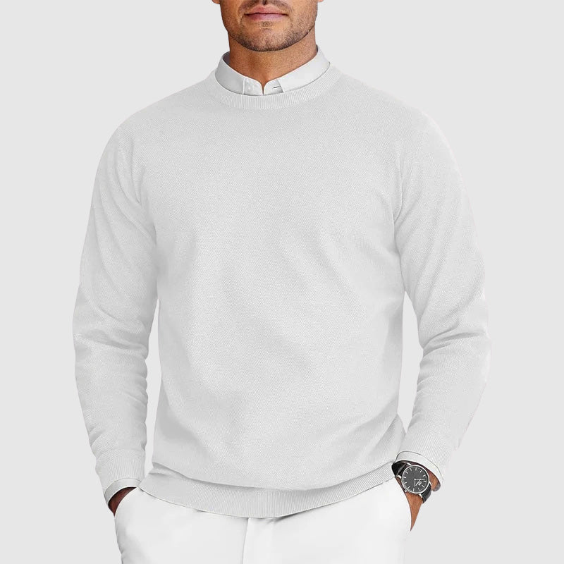 Corvyn - Weicher Rundhals-Pullover