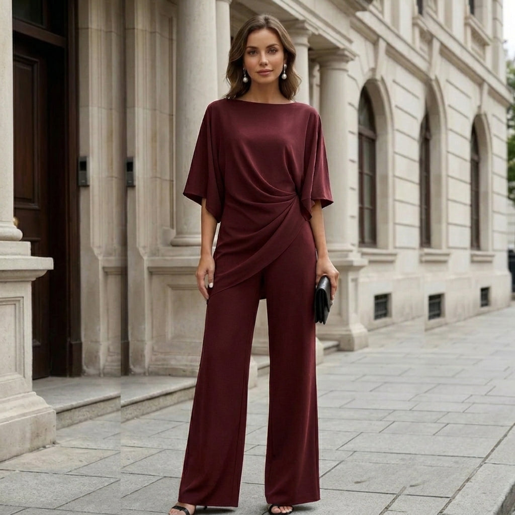 Laurisse - Elegantes Ensemble mit Cape-Ärmeln