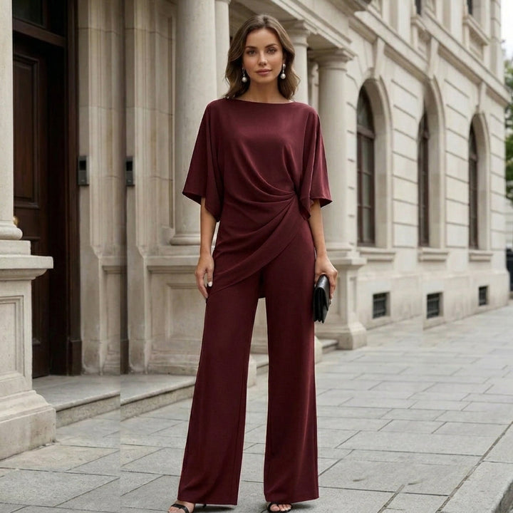 Laurisse - Elegantes Ensemble mit Cape-Ärmeln