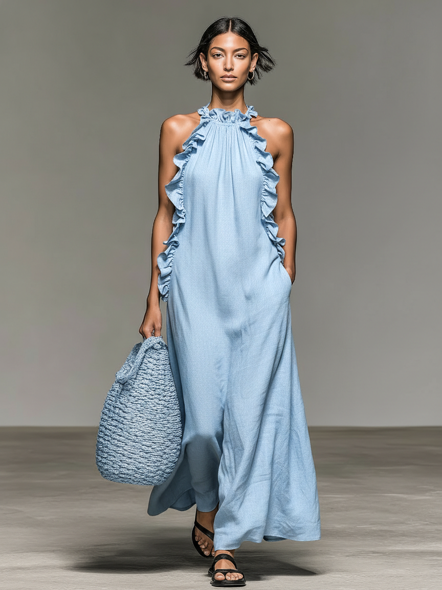 Vionessa - Softtouch-Maxikleid