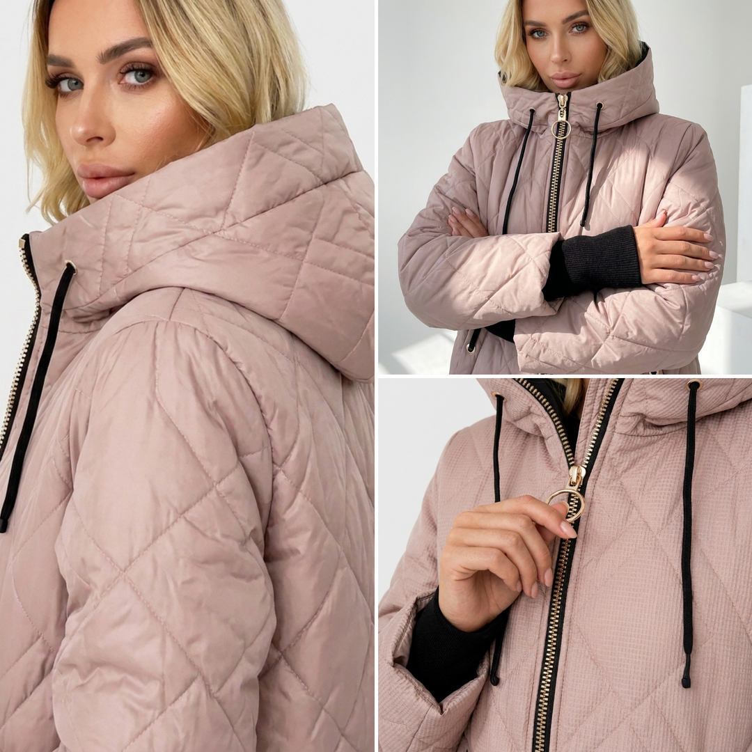 Delianne - Steppjacke mit Kapuze