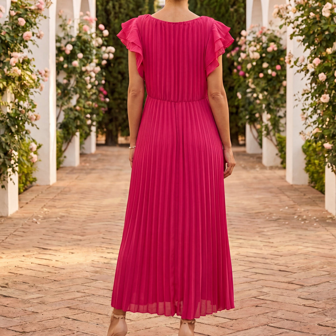 Mirren - Drapiertes Anlasskleid