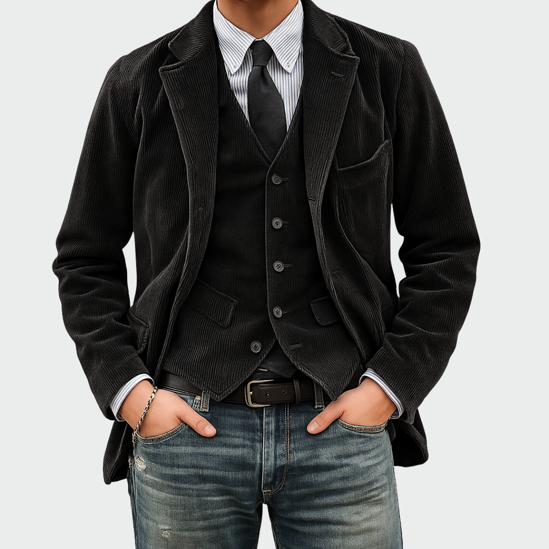 Darnor - Massgeschneidertes Blazer- und Gilet-Set
