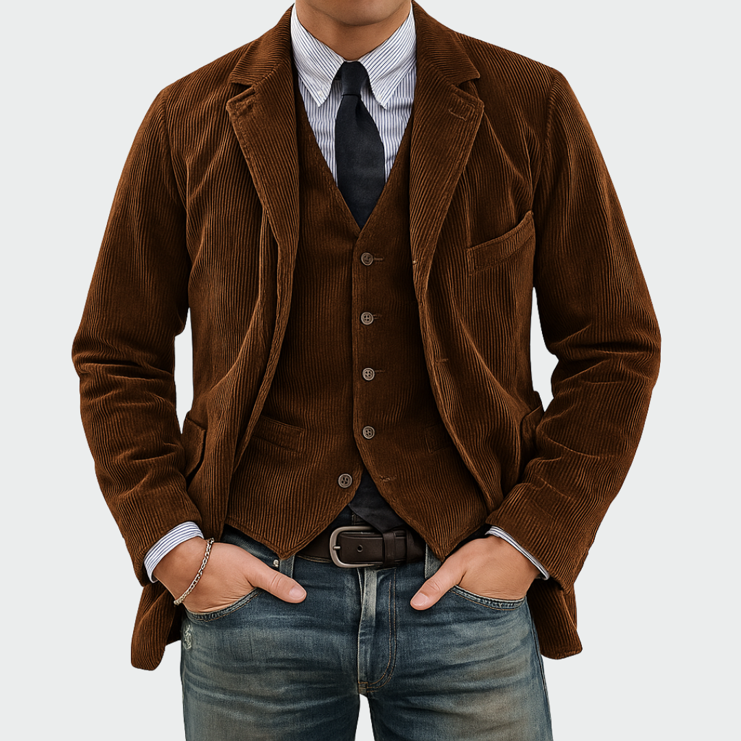 Darnor - Massgeschneidertes Blazer- und Gilet-Set