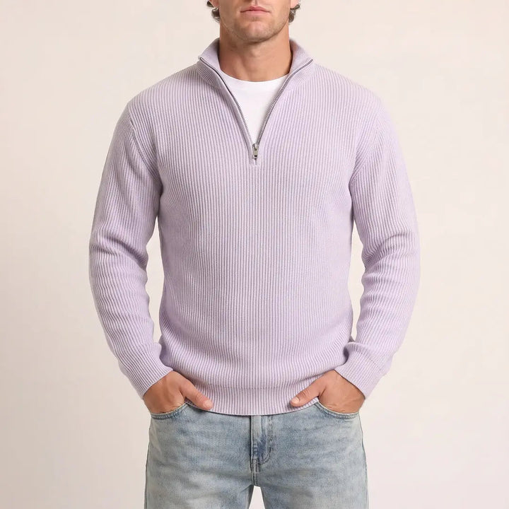 Beadlow - Half-Zip-Pullover mit Soft-Touch-Finish