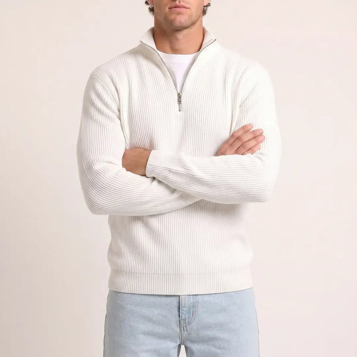 Beadlow - Half-Zip-Pullover mit Soft-Touch-Finish