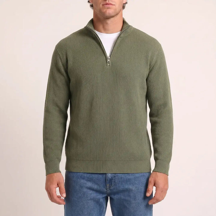 Beadlow - Half-Zip-Pullover mit Soft-Touch-Finish